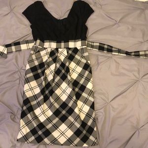 Black and white plaid dress. Never worn!